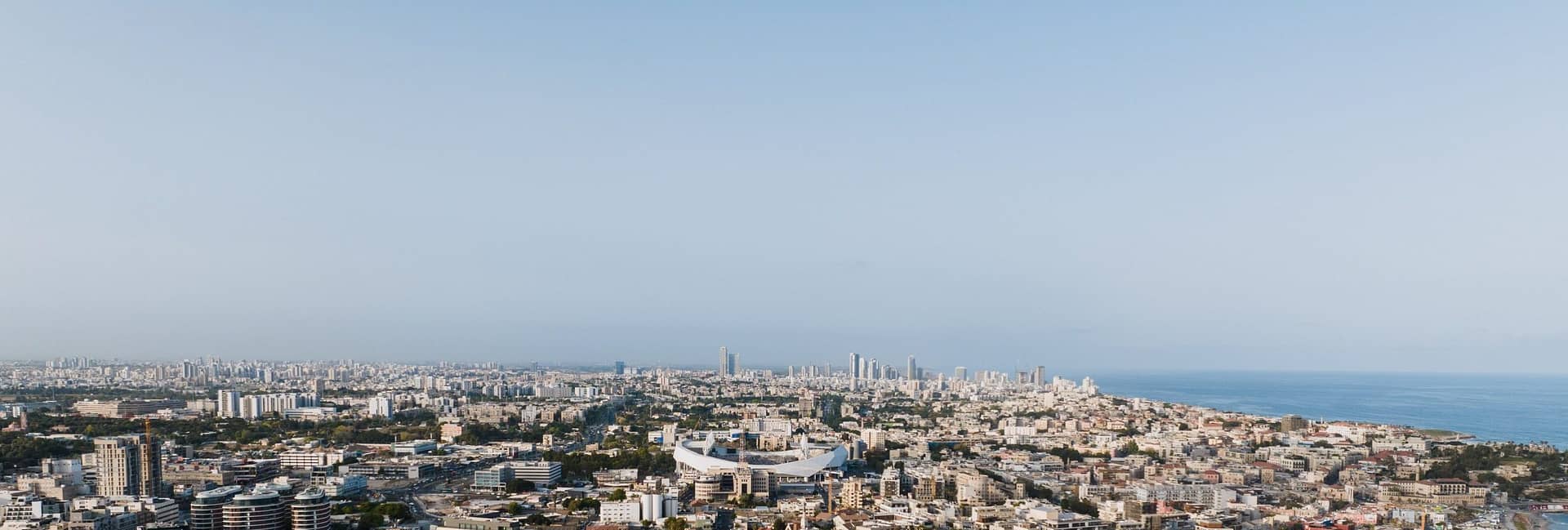 The picture of Tel Aviv city